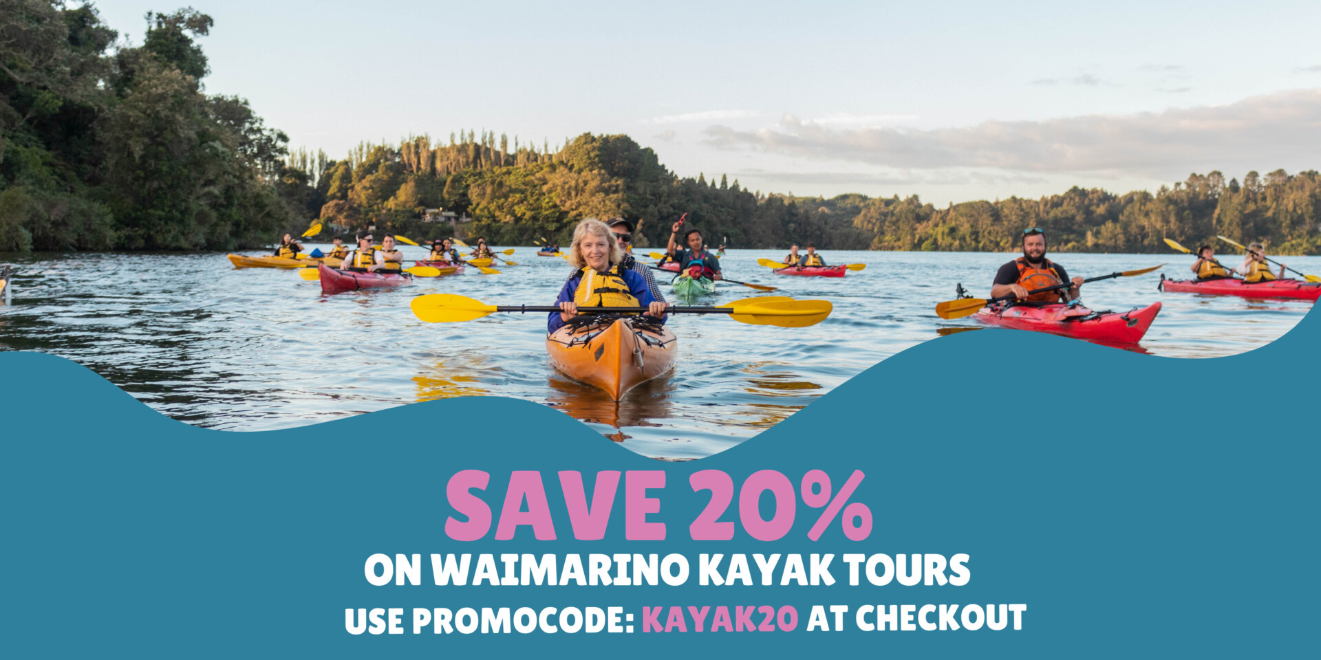 Waimarino Kayak Tours Promo